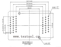 OTS-48-0.5-12测试座脚位图